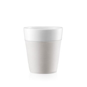 BISTRO puodelis, 300ml, 2vnt., baltas s. derioreu