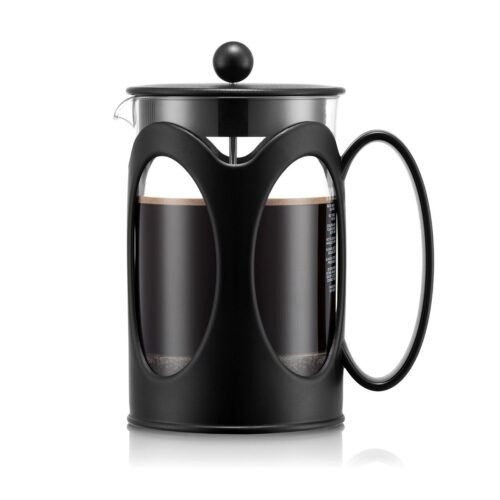 KENYA kavinukas, 1500ml, juodas, plastikas derioreu