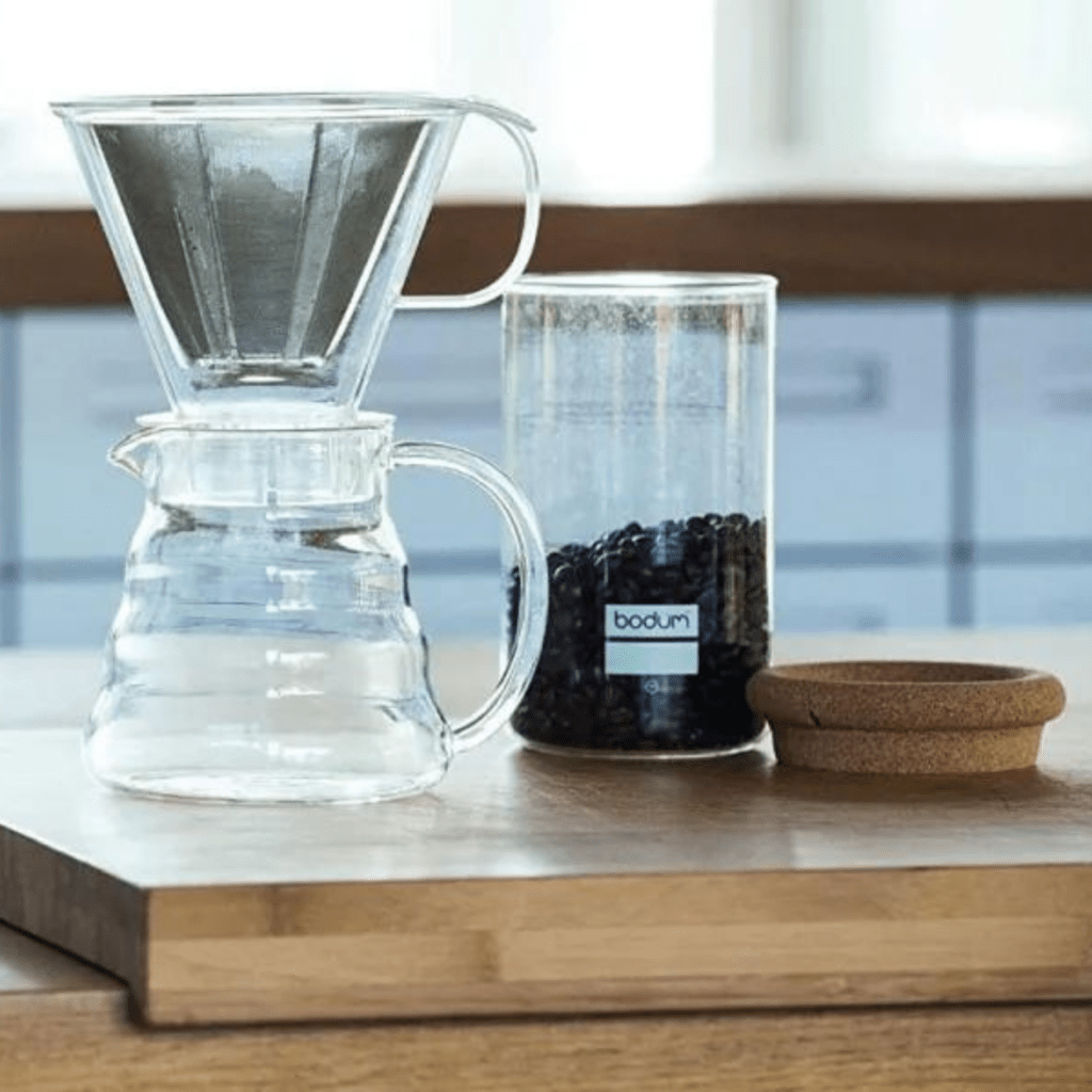 Kavos paruošimas POUR OVER metodu 3 MELIOR kavinukas, 600ml derioreu