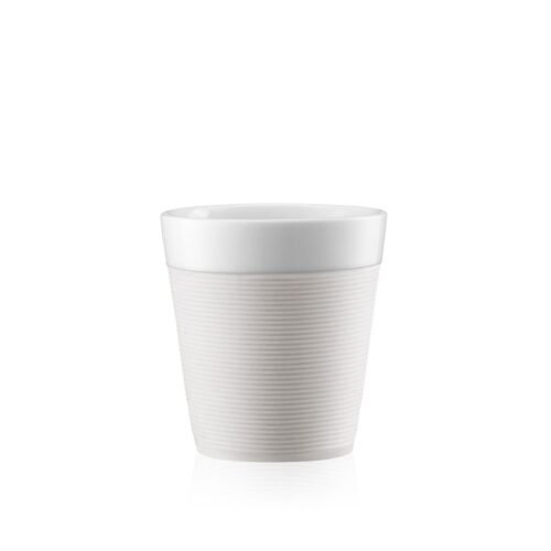 BISTRO puodelis 017l 2vnt. porcelianas baltas derioreu 2