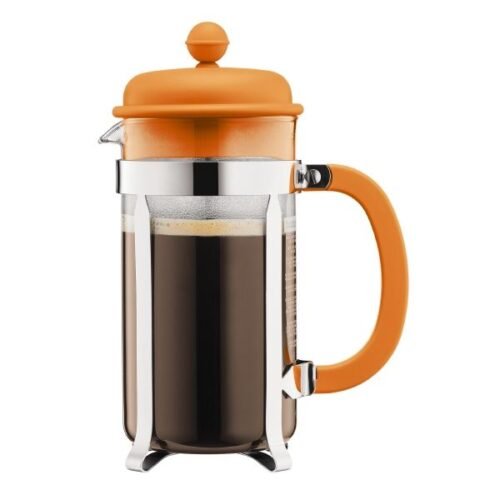 CAFFETTIERA kavinukas su presu, 1000ml, oranžinis derioreu